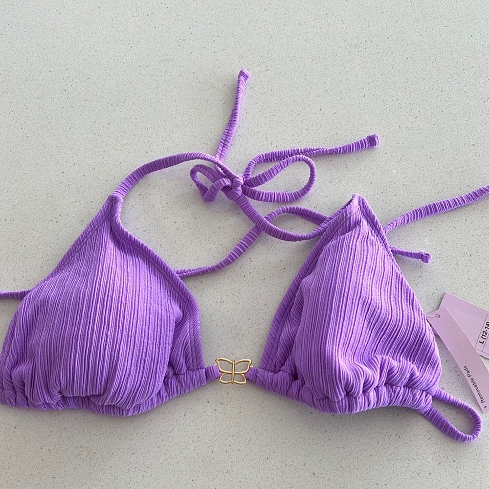 NWT Wild Fable Women’s Butterfly Charm Bikini Top